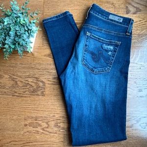AG Adriano Goldschmied Farrah High-rise Skinny Jeans (size 28) ✨